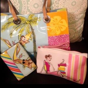 Patent plastic satchel